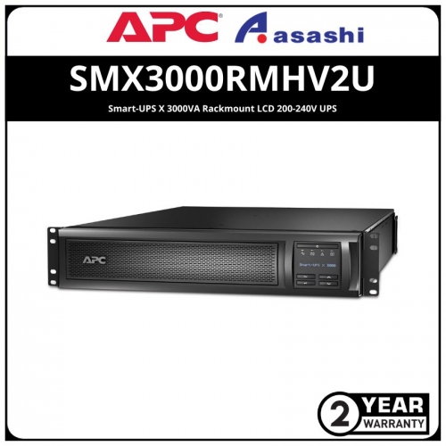 APC SMX3000RMHV2U Smart-UPS X 3000VA Rackmount LCD 200-240V UPS
