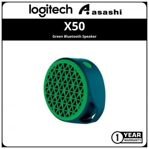 Logitech X50-Green Bluetooth Speaker (1 yrs Limited Hardware Warranty)