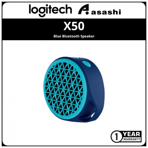 Logitech X50-Blue Bluetooth Speaker (1 yrs Limited Hardware Warranty)