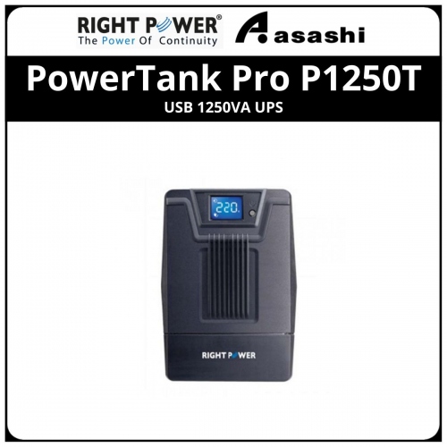 Right Power PowerTank Pro P1250T -USB 1250VA UPS