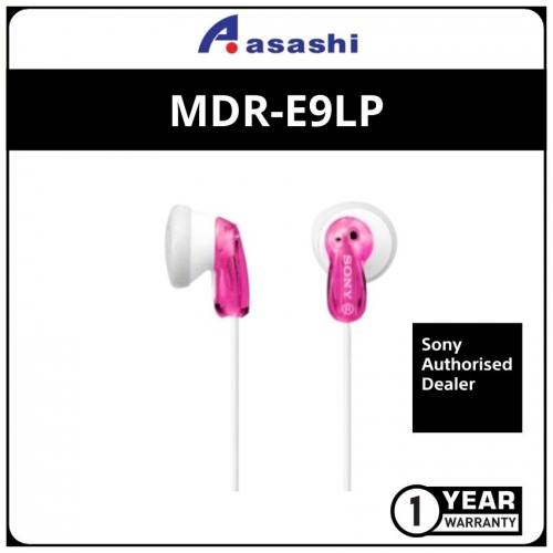 Sony E9LP(Pink) Fontopia / In-Ear Headphones (1 yrs Limited Hardware Warranty)
