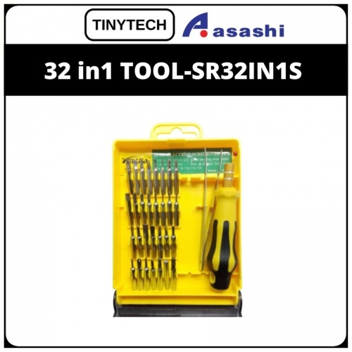 Tinytech 32 in1 TOOL-SR32IN1S Screwdriver Set (Nope Warranty)