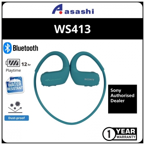 Sony WS413/LME Blue Waterproof WS413/LME Malaysia (1 | Sdn Hardware Technology All Blue Headphone (332541-T) (4GB Limited Asashi Store Internal Memory) MP3 Warranty), Bhd Walkman IT yrs Online In One 