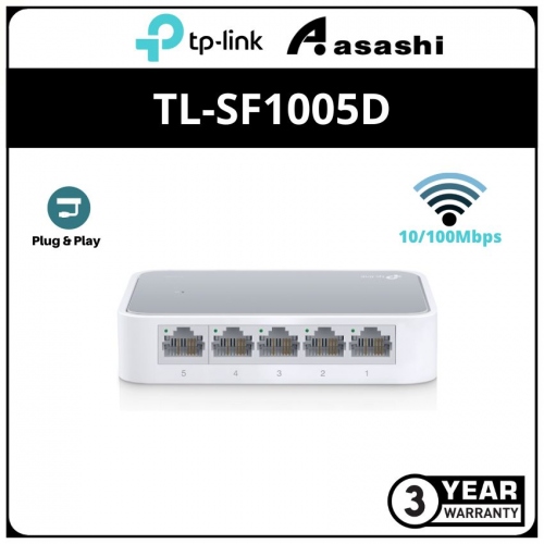 Tp-Link TL-SF1005D 5-port 10/100M mini Desktop Switch