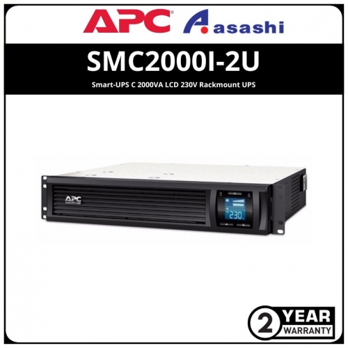 APC SMC2000I-2U Smart-UPS C 2000VA LCD 230V Rackmount UPS