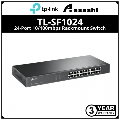 Tp-Link Tl-Sf1024 24-Port 10/100mbps Rackmount Switch