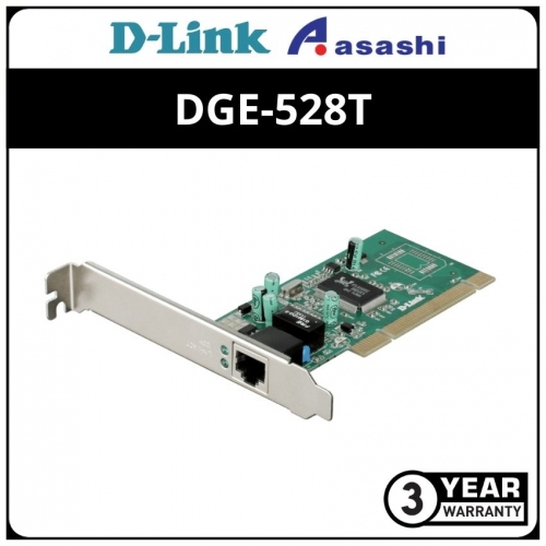 D-Link Dge-528t Copper Gigabit Pci Card For Pc