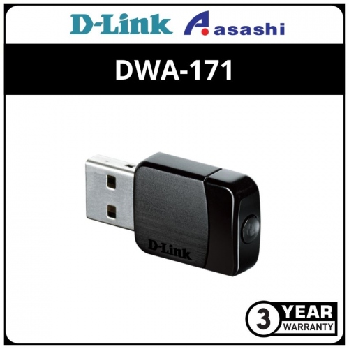 D-Link Dwa-171 Wireless AC600 Dual Band USB Adapter