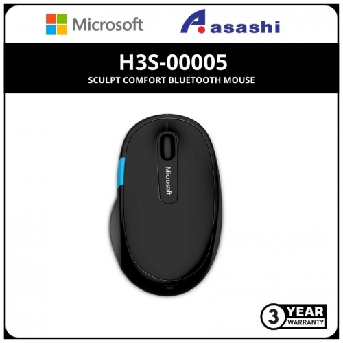 Microsoft H3S-00005 L2 Sculpt Comfort Bluetooth Mouse (3 yrs Limited Hardware Warranty)