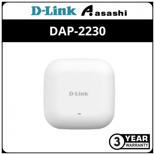 D-Link DAP-2230 Wireless N 300M Access Point with POE (Celling Mount Type AP)