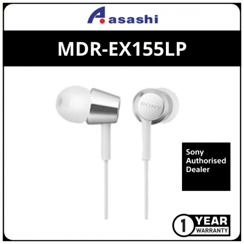 Sony EX155LP-White In Ear Earphones (1 yrs Limited Hardware Warranty)