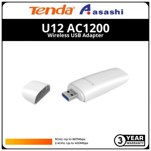 TENDA U12 AC1200 Mbps Wireless USB Adapter