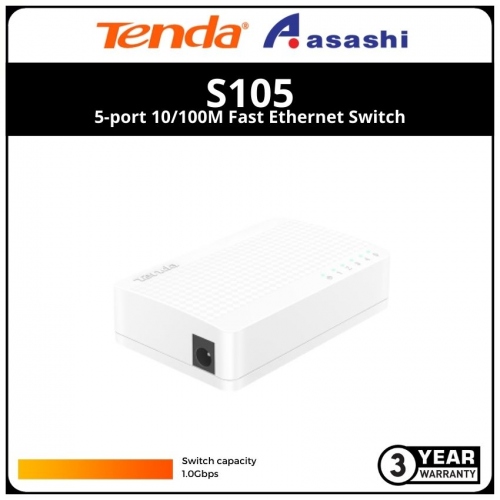 TENDA S105 5-port 10/100M Fast Ethernet Switch