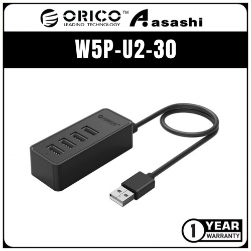 ORICO W5P-U2-30 4 port USB2.0 Hub with Micro Usb (1 yrs Limited Hardware Warranty)