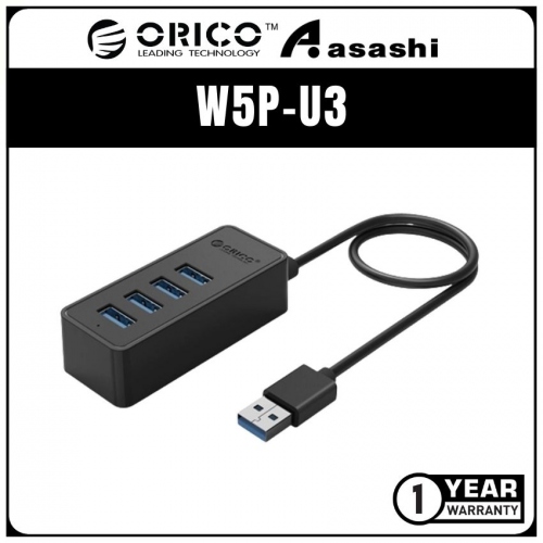 ORICO W5P-U3-30 4 port USB3.0 Hub with Micro Usb - 30cm(1 yrs Limited Hardware Warranty)