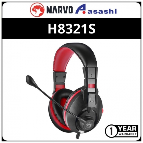 Marvo H8321S Gaming Headset (1 year Limited Hardware Warranty)