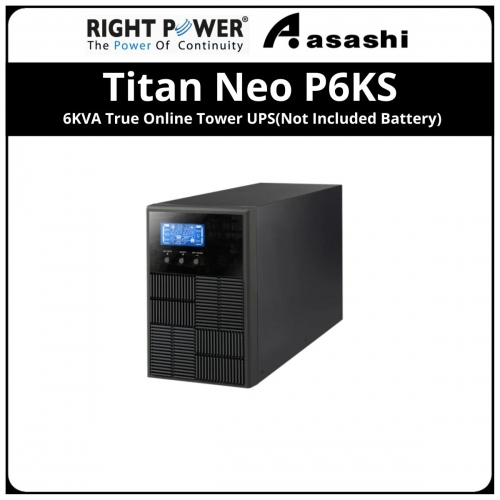 Right Power Titan Neo P6KS 6KVA True Online Tower UPS(Not Included Battery)