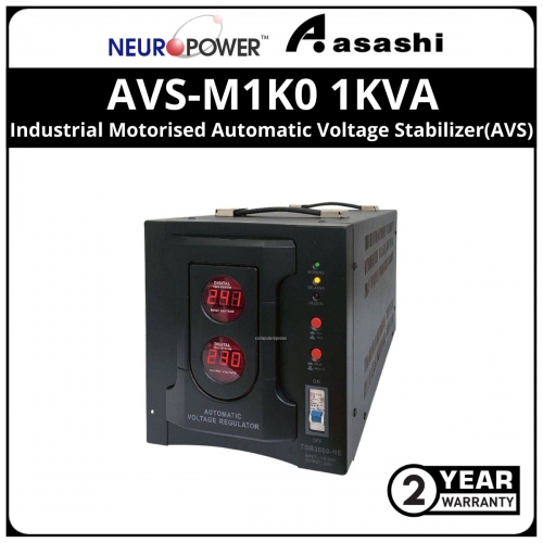 NeuroPower AVS-M1K0 1KVA Industrial Motorised Automatic Voltage Stabilizer(AVS)