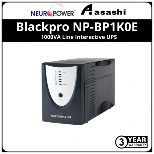NeuroPower Blackpro NP-BP1K0E 1000VA Line Interactive UPS