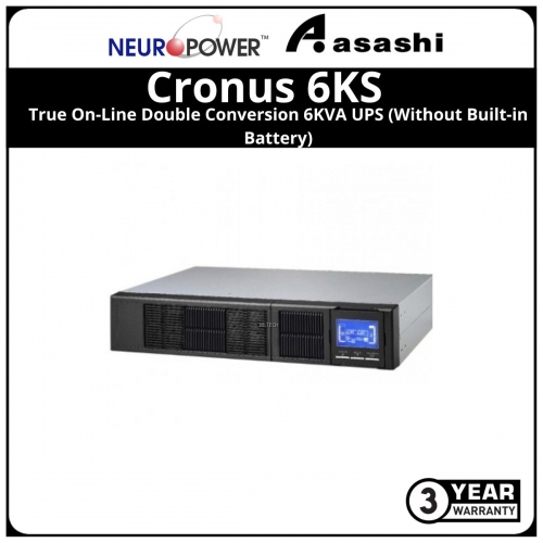 NeuroPower Cronus 6KS True On-Line Double Conversion 6KVA UPS (Without Built-in Battery)