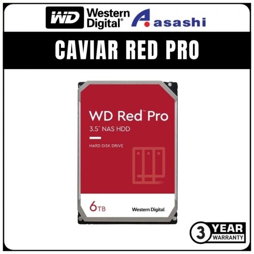 WD 6TB Caviar Red Pro 3.5