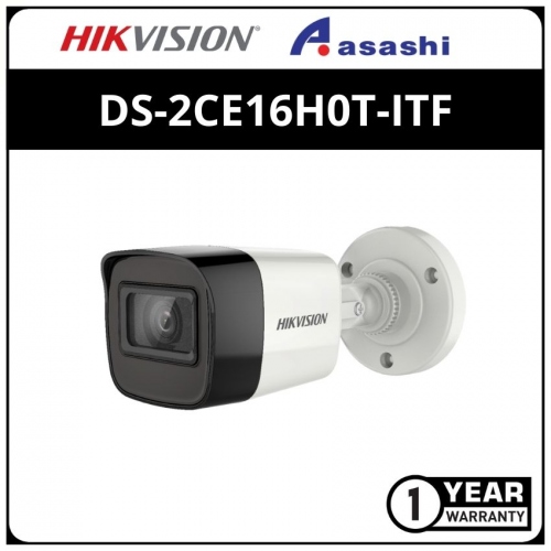 Hikvision DS-2CE16H0T-ITF 5MP HD EXIR Bullet Camera (Switchable TVI/AHD/CVI/CVBS)