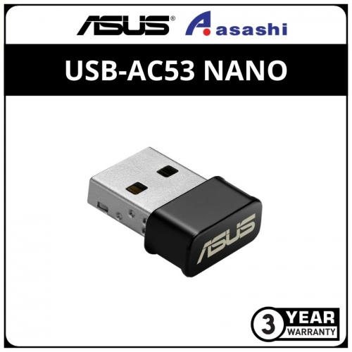 Asus USB-AC53 NANO AC1200 Dual-band USB Wi-Fi Adapter