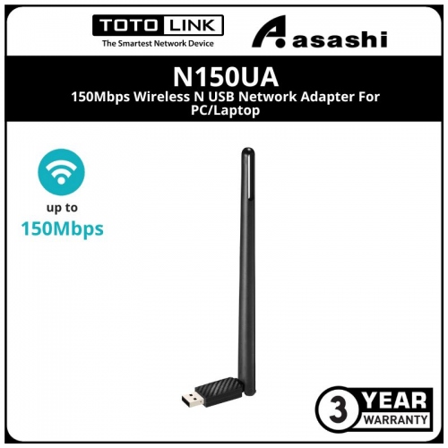 Totolink N150UA 150Mbps Wireless N USB Adapter