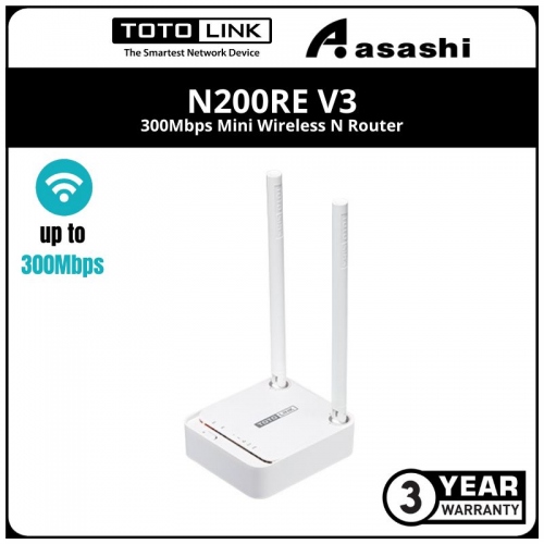 Totolink N200RE-V3 300Mbps Mini Wireless N Router
