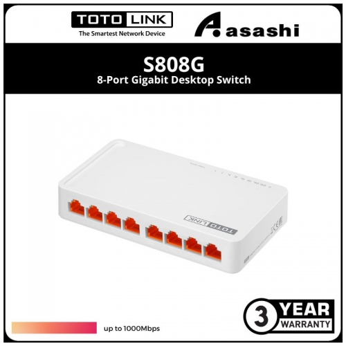 Totolink S808G 8-Port Gigabit Desktop Switch