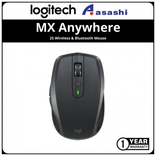 PROMO - Logitech MX Anywhere 2S Wireless & Bluetooth Mouse (1 yrs Limited Hardware Warranty)