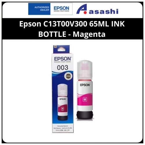 Epson 003 C13T00V300 65ML INK BOTTLE - Magenta