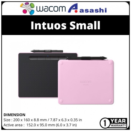 Wacom Intuos Small Bluetooth (CTL4100WL/PO-CX) Berry