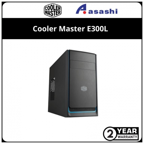 Cooler Master E300L M-ATX Casing (x1 Fan)