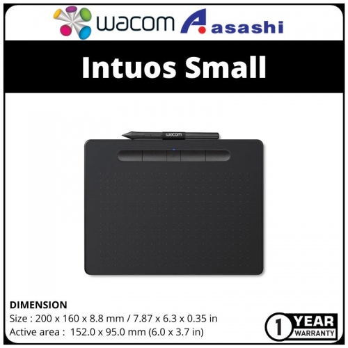 Wacom Intuos Small Bluetooth (CTL4100WL/K0-CX) Black