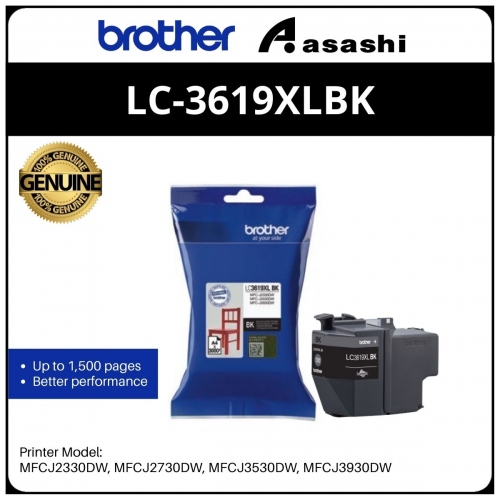 Brother LC-3619XLBK Black Ink