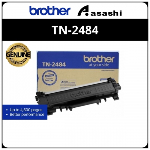 Brother TN-2484 Black Toner Cartridge (4500 pages)