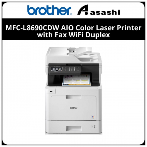 Brother MFC-L8690CDW AIO Color Laser Printer with Fax WiFi Duplex