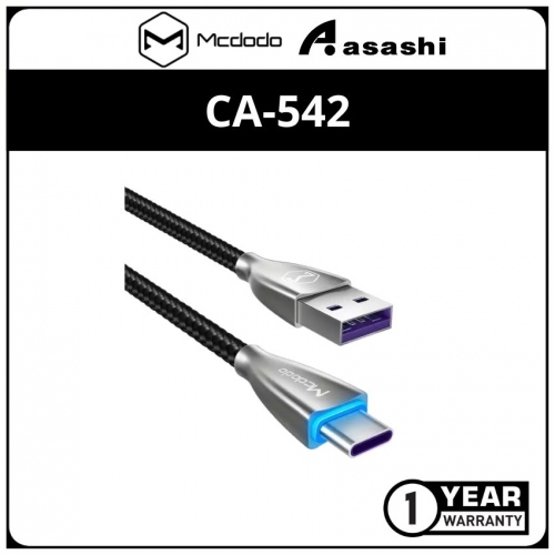 Mcdodo CA-5420 Huawei Super Charge & Dash Charge 5A Type C Cable with LED Indicator Light
