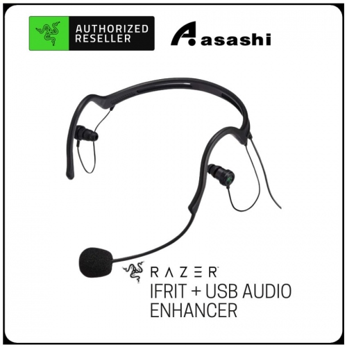Razer Ifrit + USB Audio Enhancer Bundle (Low Profile + Discreet Design, Adjustable Condenser Mic) RZ82-02300100-B3M1