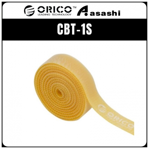 ORICO CBT-1S Reusable Velcro Cable Ties 1M - Yellow
