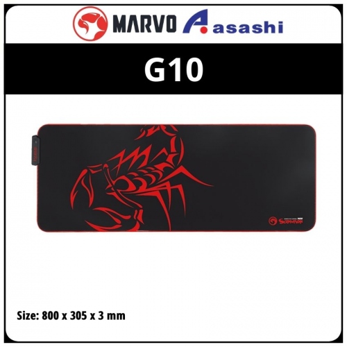 Marvo MG10 Size-XL RGB Backlit Advance Gaming Mousepad (6mths Manufacturer Warranty)