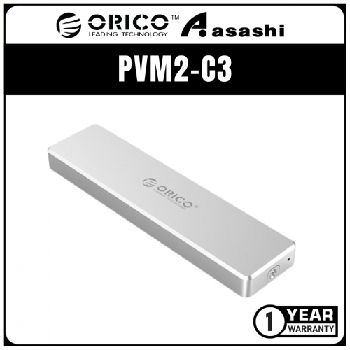 Orico PVM2-C3 Aluminum Type C NVME M.2 SSD Enclosure (1 yrs Limited Hardware Warranty)