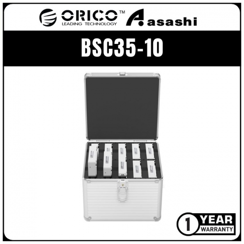 ORICO BSC35-10 10-Bay 2.5 / 3.5 inch Aluminum Alloy Hard Drive Protection Box