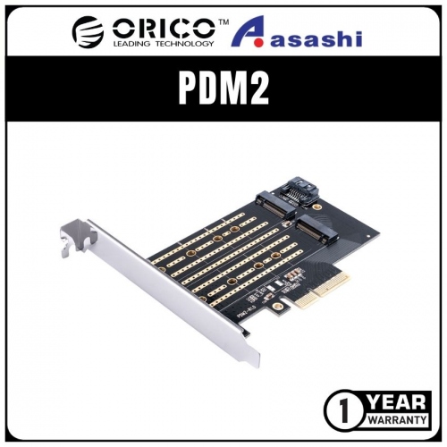 ORICO PDM2 M.2 NVMe/SATA to PCI-E 3.0 x4 Expansion Card