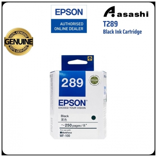 Epson T289 Black Ink Cartridge