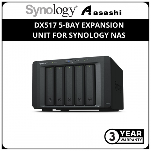 Synology DX517 5-Bay Expansion Unit for Synology NAS