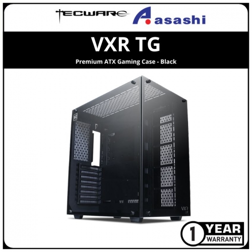 Tecware VXR TG Premium ATX Gaming Case - Black