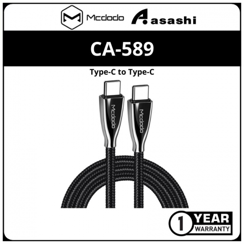 Mcdodo CA-5890 Type-C to Type-C 3A Fast Charger Data Cable - 1.5m