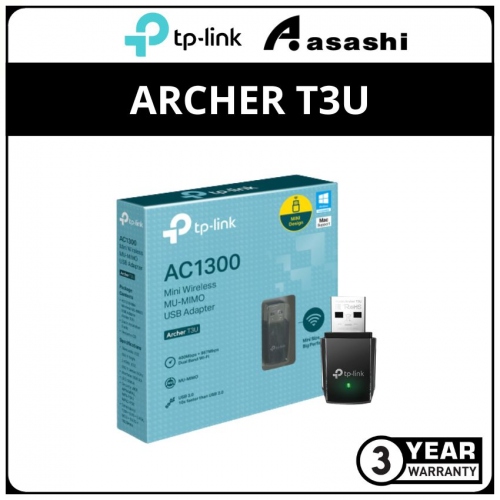 TP-Link Archer T3U AC1300 Mini Wireless MU-MIMO USB Adapter